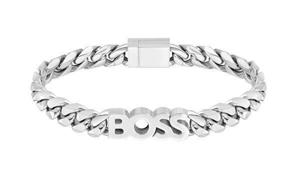 Pulseira Prateada Aço