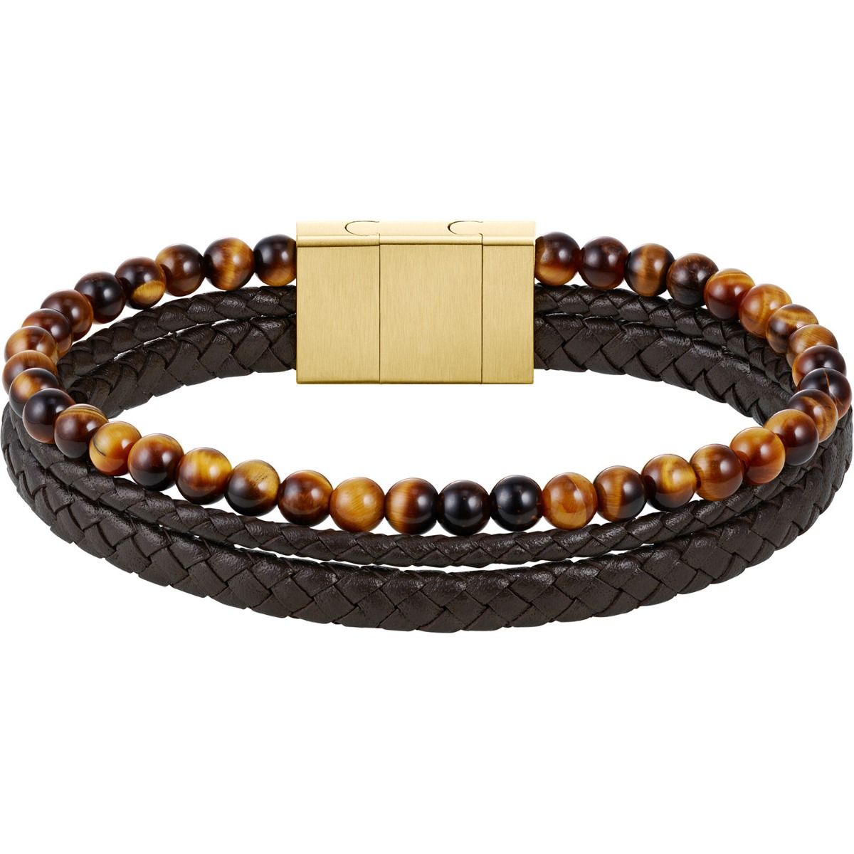 Pulseira Tripla Castanha