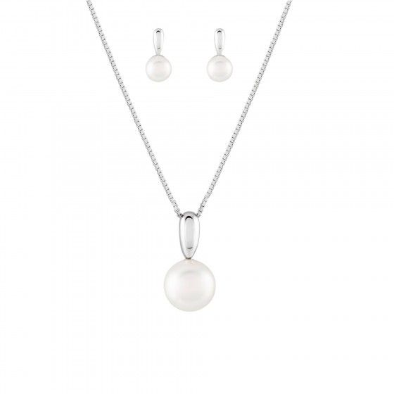 Conjunto Fio e Brincos Pérola