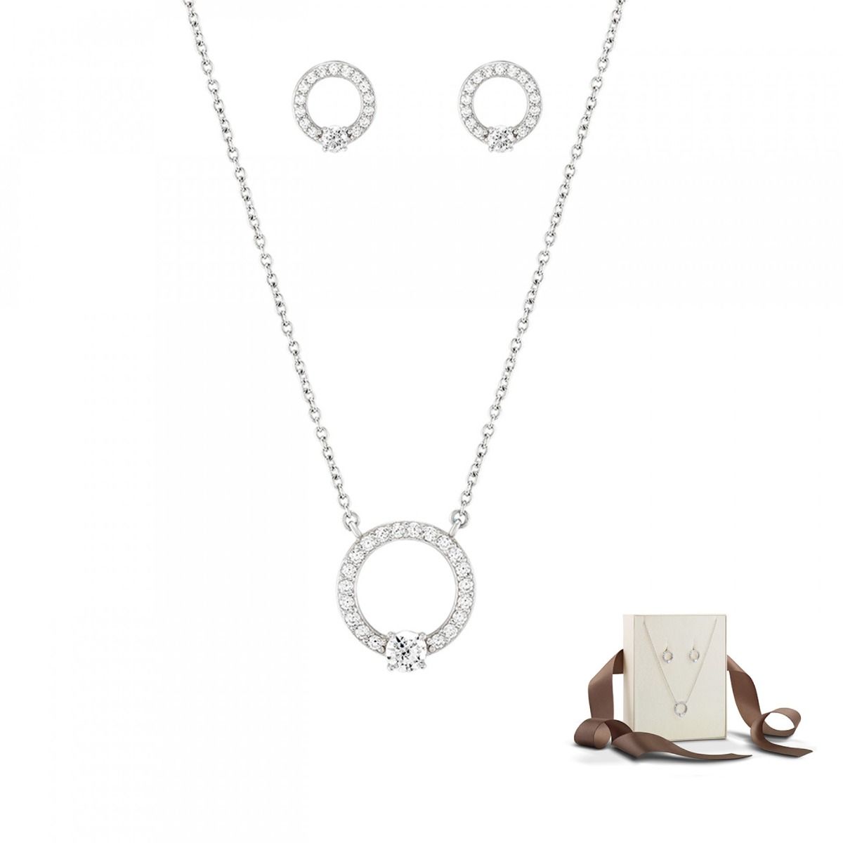 Conjunto Circulo e Zircónias