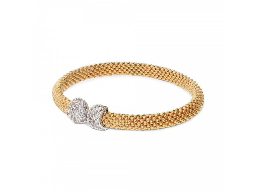 Pulseira Dourada e Cristais