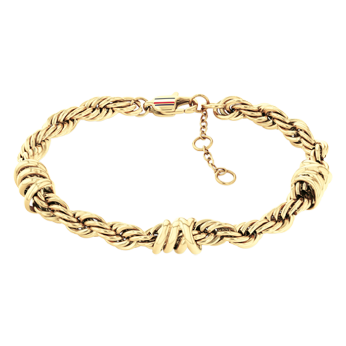 Pulseira Entrançada Dourada
