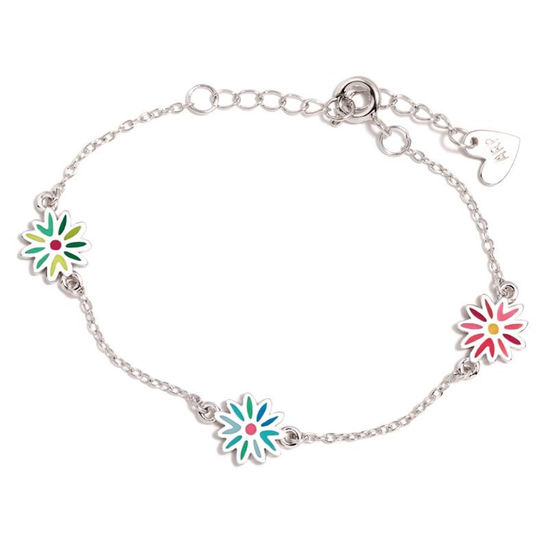 Pulseira Margaridas Coloridas