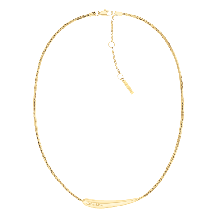 Colar Semi- Rígido em Aço Dourado
