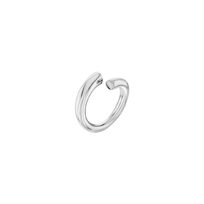 Anel Spiral Prateado