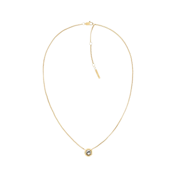 Colar Dourado Solitário