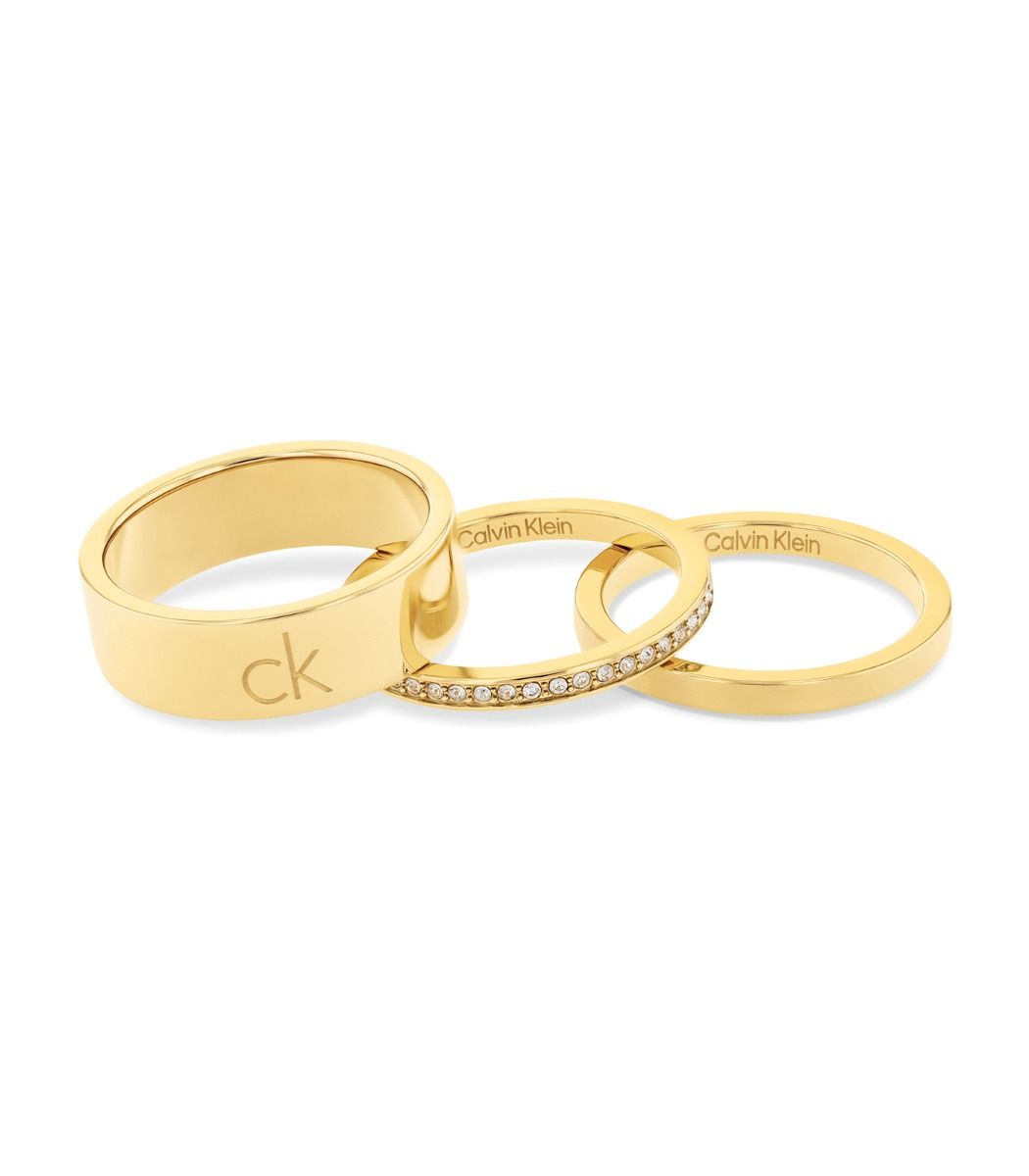 Anel Triplo Dourado