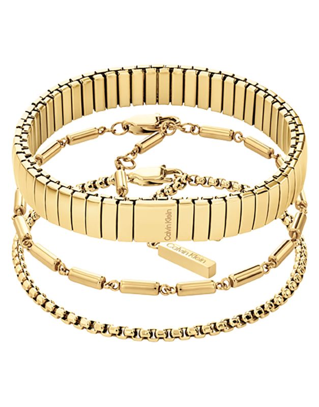 Pulseira Tripla Dourada