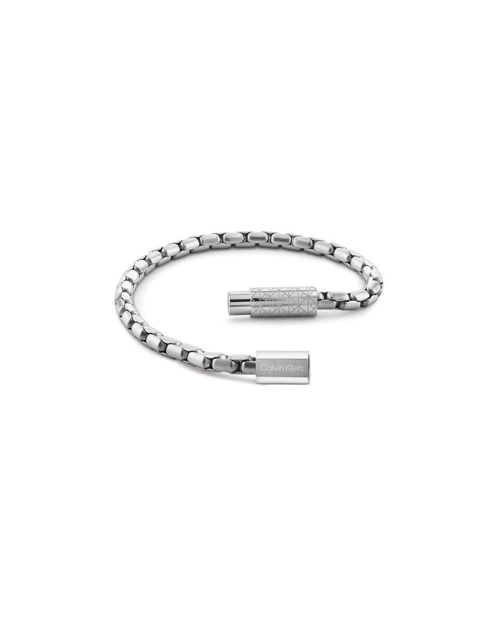 Pulseira Aço Prateada e Logos