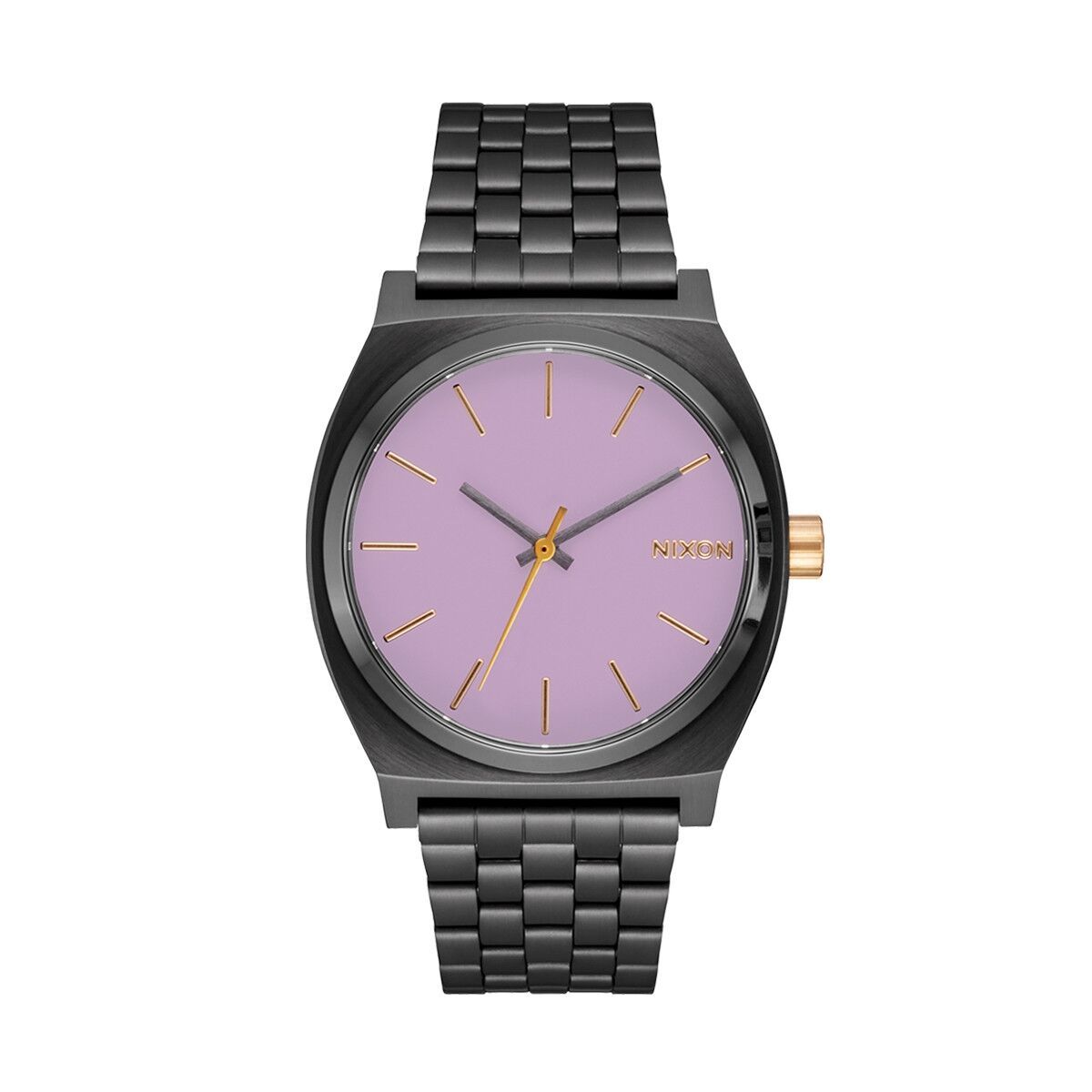 Relógio Time Teller Ionizado e Fundo Lilás