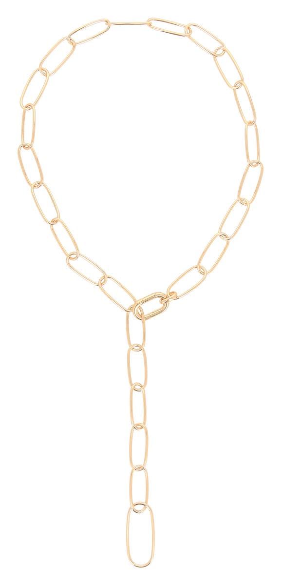 Colar Argolas Ajustável Dourado