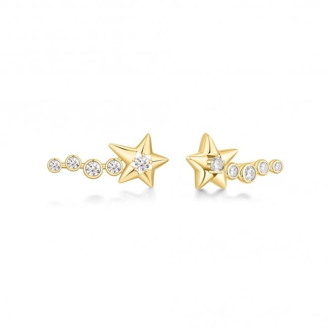 Brincos Estrela Dourados