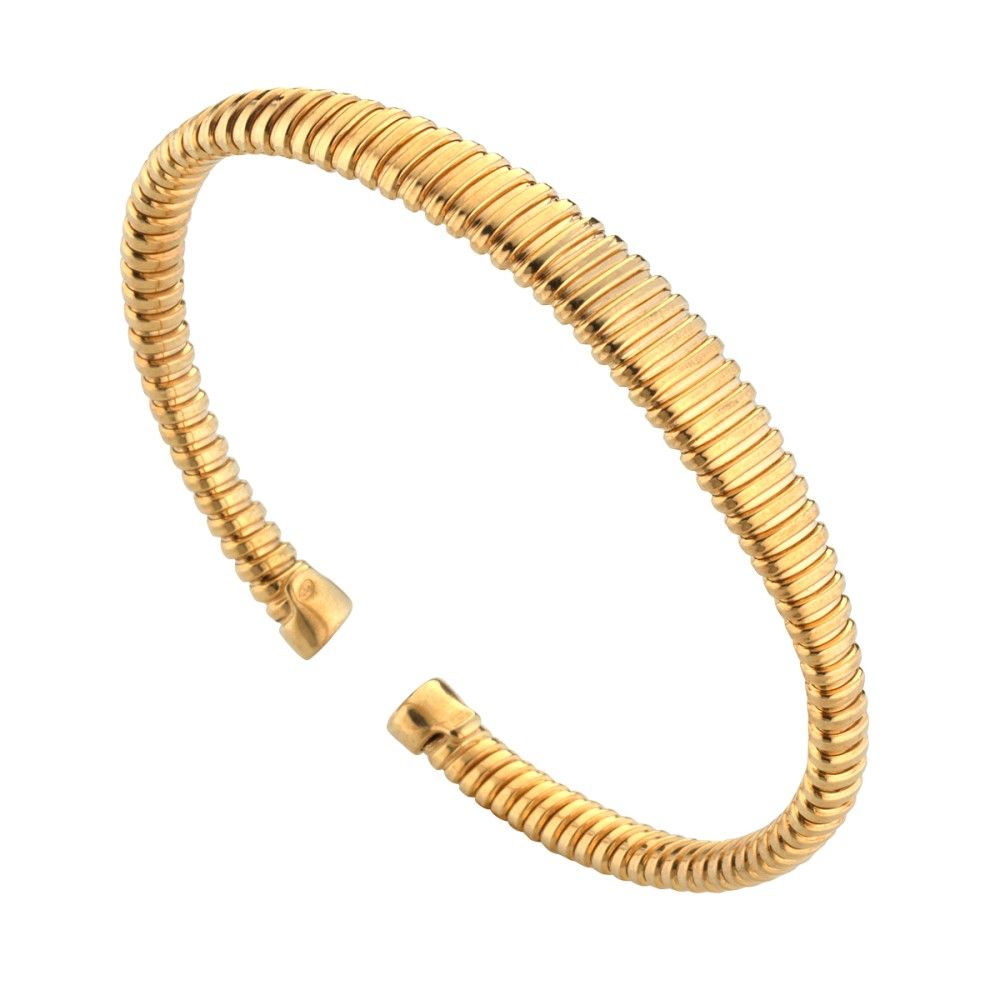 Pulseira Rígida Aberta Dourada