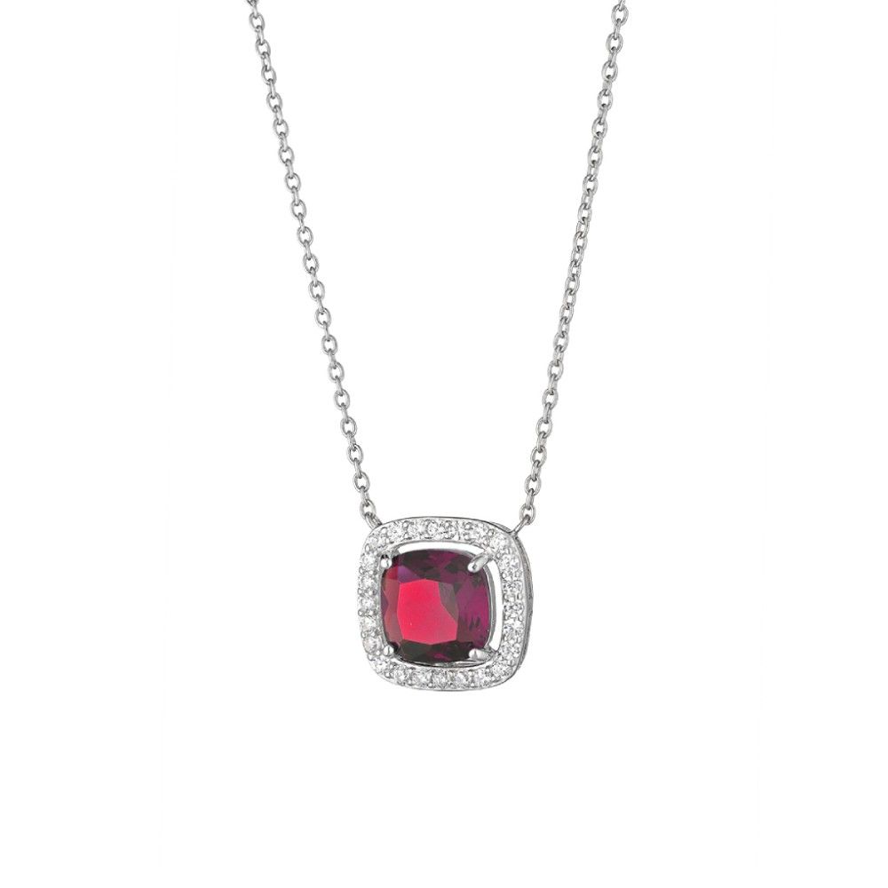 Colar Cristal Rosa