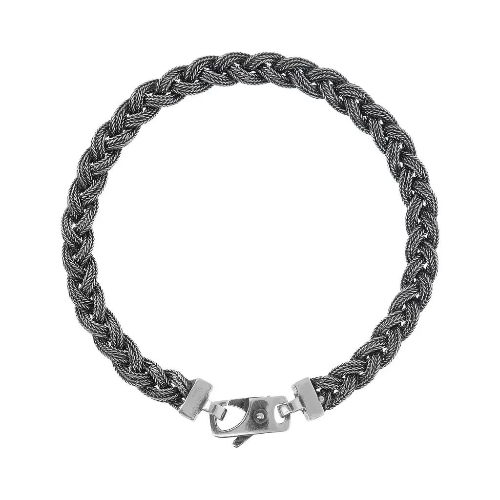 Pulseira Entrelaçada Prata