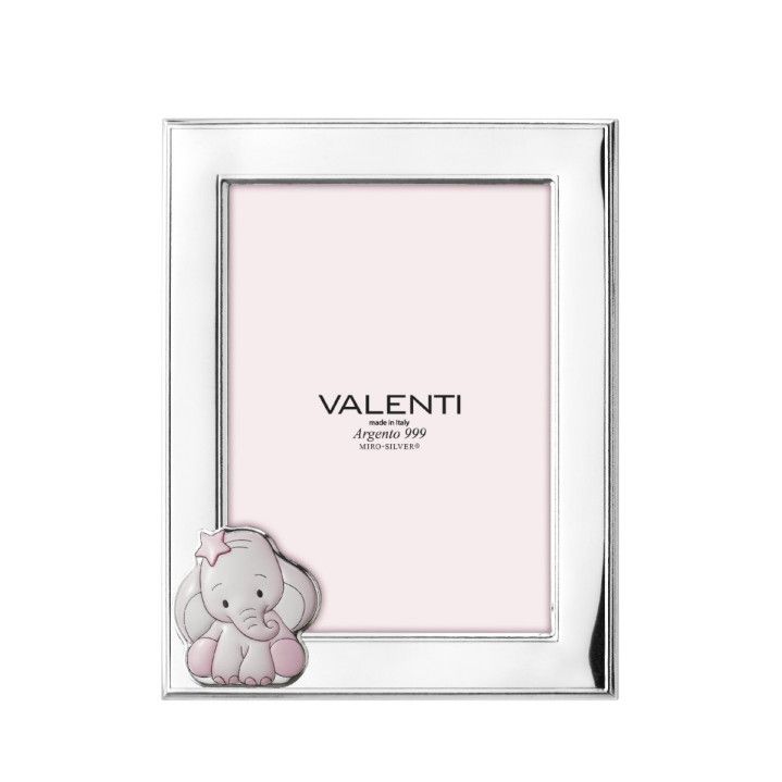 Moldura Elefante Rosa