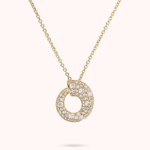Colar Dourado Caracol