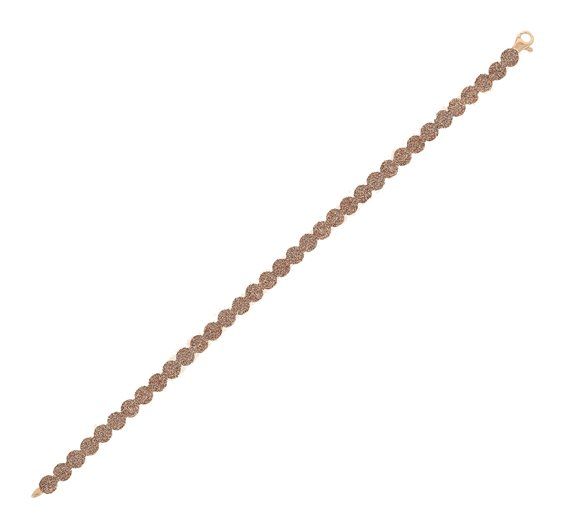 Pulseira Riviera Pó Diamante Dourado