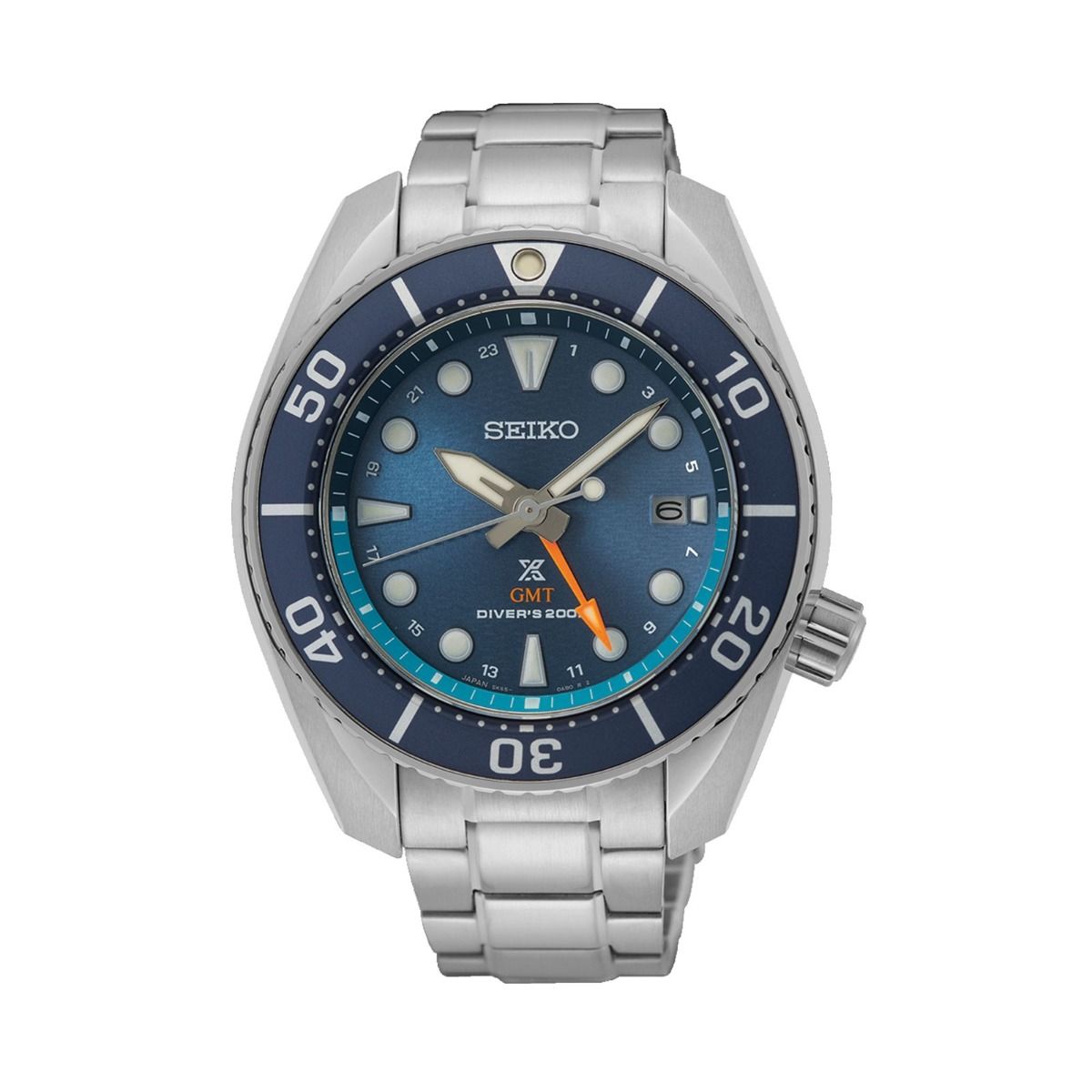 Relógio Seiko Prospex  Diver Sumo Solar GMT SKF001J1