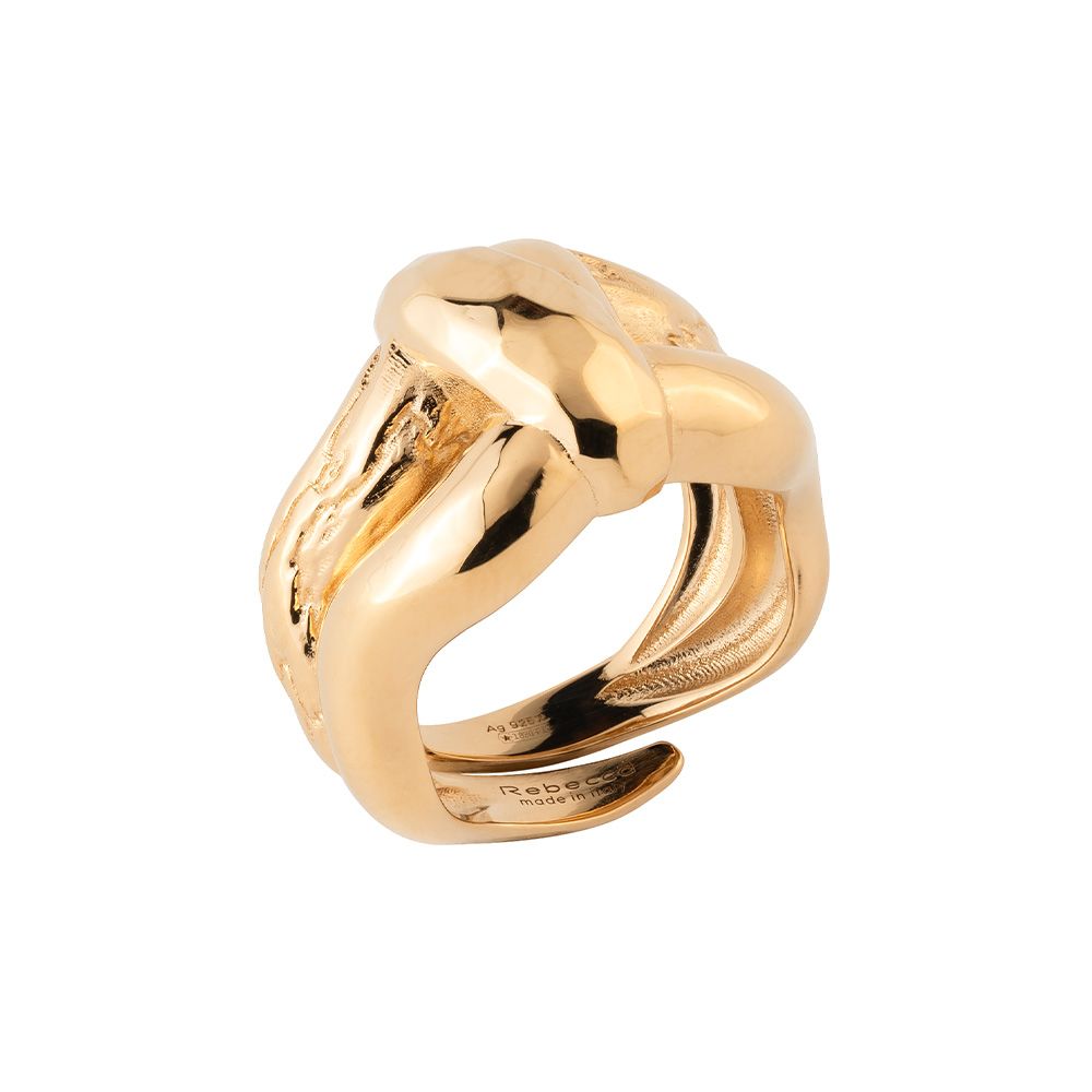 Anel Dourado Polido