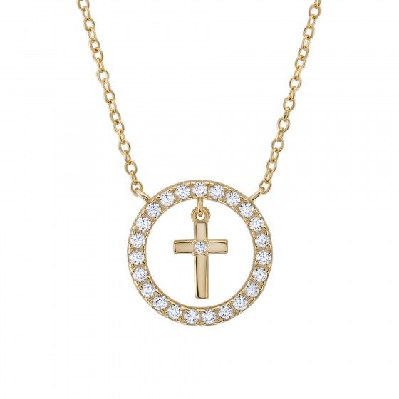 Fio Dourado com Cruz 