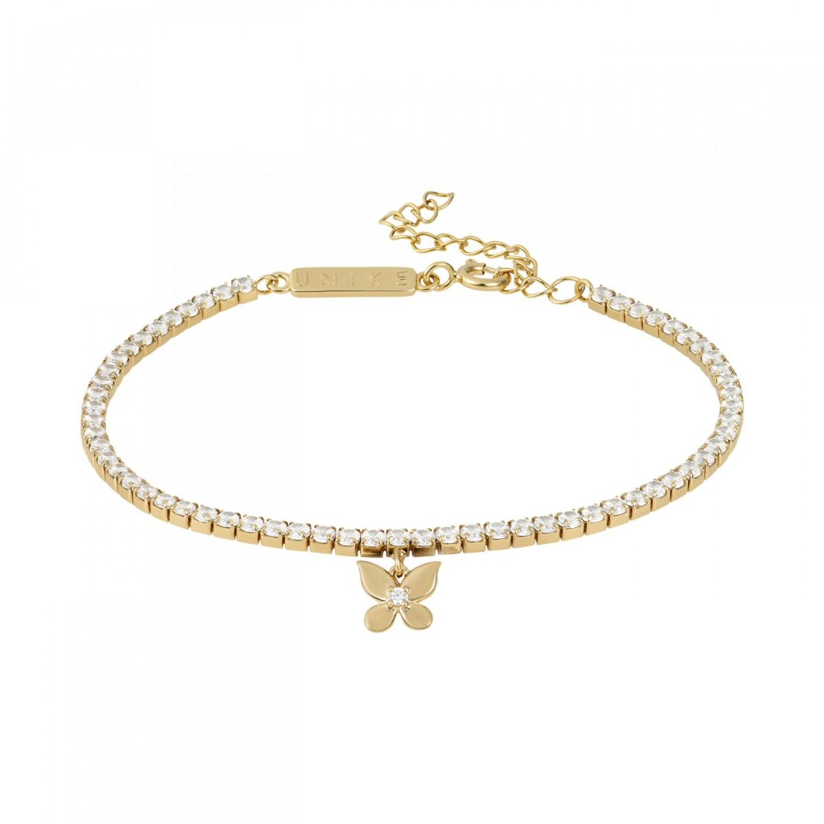 Pulseira Riviera Dourada e Borboleta