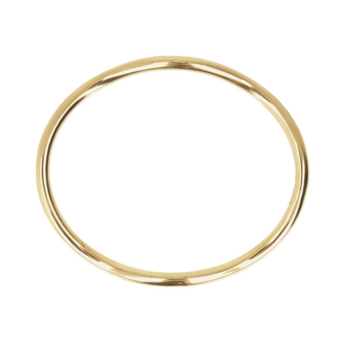 Pulseira Rígida Ondulada Dourada