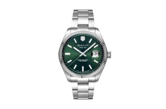 Relógio Prestige Aço e Fundo Verde