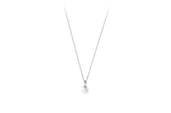 Colar Cristal e Pérola