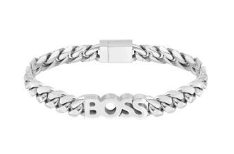 Pulseira Prateada Aço