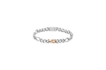 Pulseira Prateada Aço
