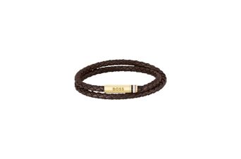 Pulseira Entrançada Castanha