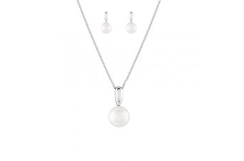 Conjunto Fio e Brincos Pérola