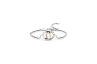 Pulseira 2 Círculos Bicolor Unidos