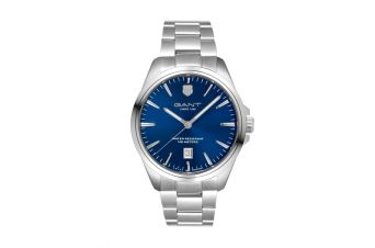 Relógio Prestige Aço e Fundo Azul