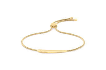 Pulseira Semi-rígida em Aço Dourado