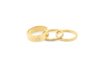 Anel Triplo Dourado