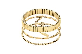 Pulseira Tripla Dourada