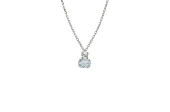 Colar Cristais Azuis Swarovski 
