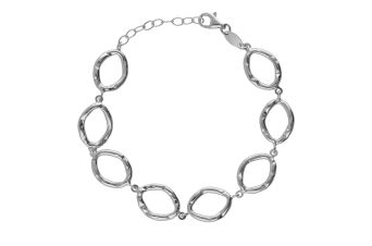 Pulseira Elos em Prata