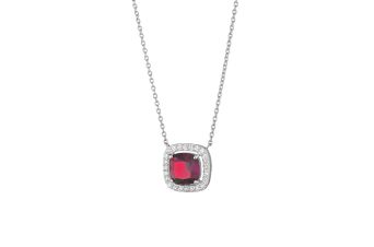 Colar Cristal Rosa