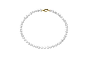 Colar Pérolas com Fecho Dourado