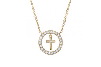 Fio Dourado com Cruz 
