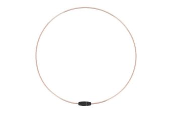 Colar Semirrígido Pó Diamante em Prata