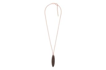 Colar Medalha Oval e Pó Diamante